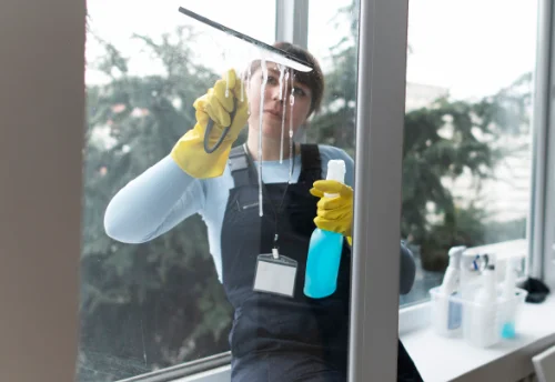Nettoyage de vitres intérieures et extérieures à Coucy